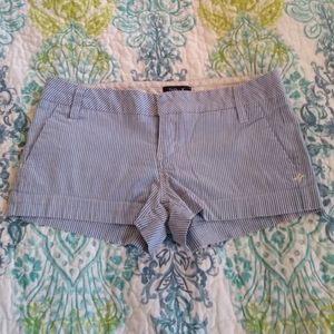 Blue Striped Hurley Shorts